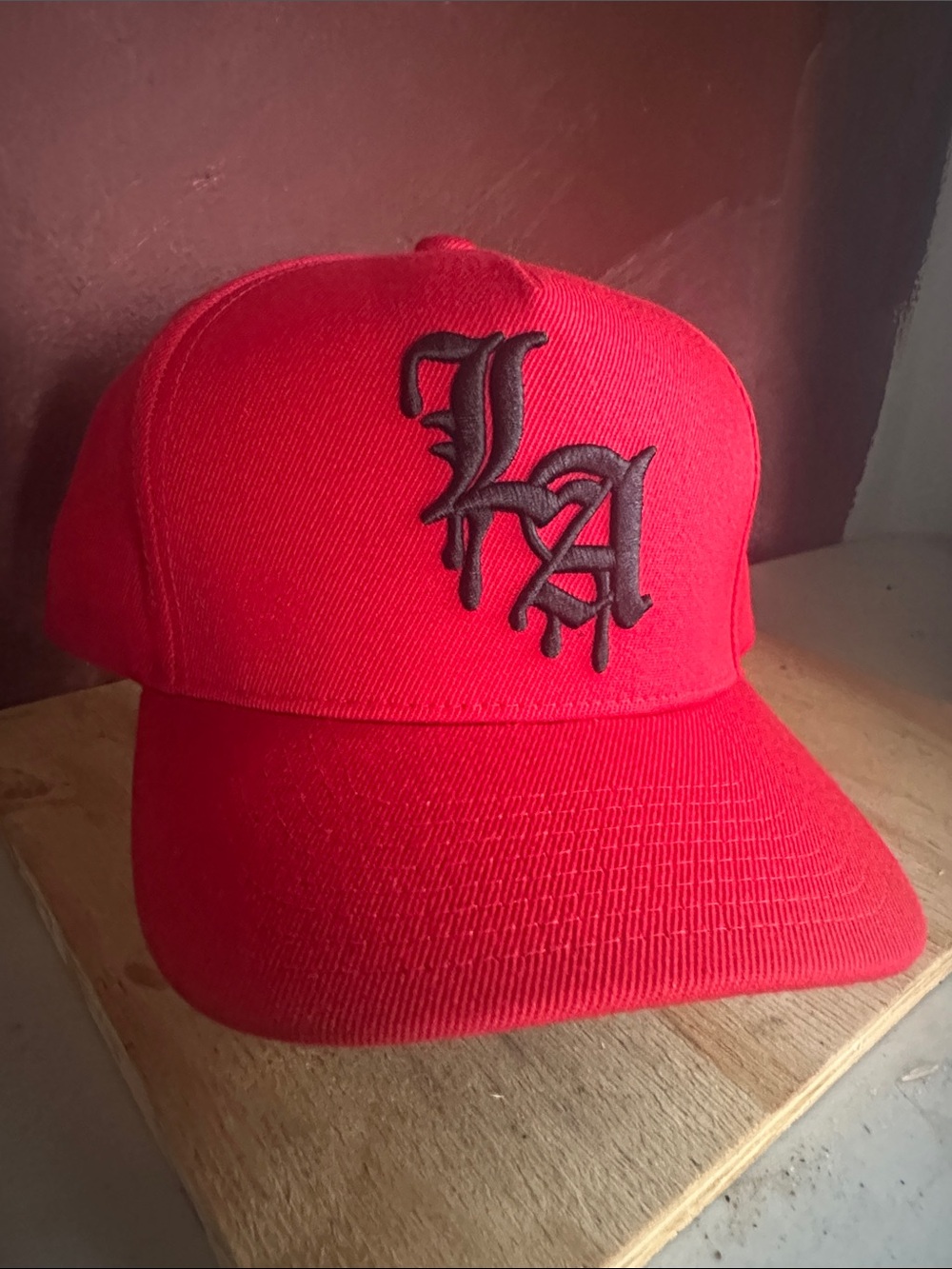 Red Drip LA Los Ángeles sports snapback hat cap Gangster Gothic letters new